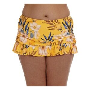 La Blanca Yellow Floral Bikini Bottom